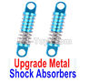 Wltoys P929 Upgrade Metal Shock Absorbers(2pcs)-Blue,1:28 Wltoys P929 Rc Car Spare Parts Replacement accessories,P929 On Road Drift Racing Truck Car Parts